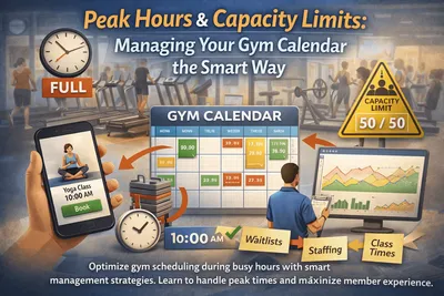 Gym Membership Management Software: Managing Your Gym Calendar the Smart Way During Peak Hours & Capacity Limits