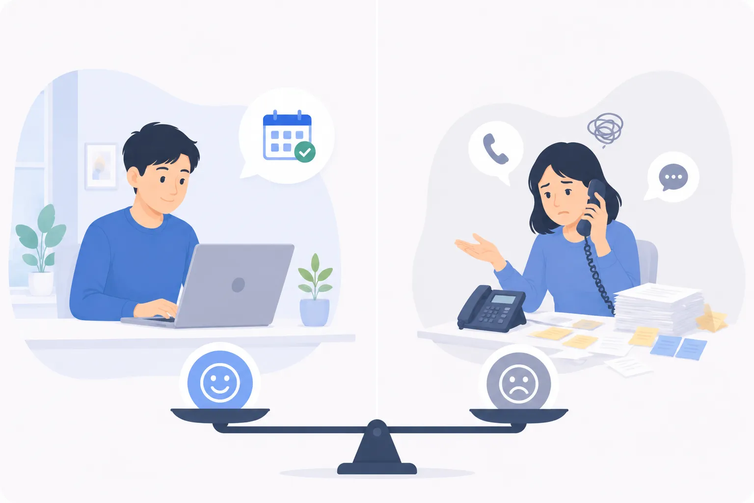 Online Booking vs Phone & DM Bookings: The Real Cost
